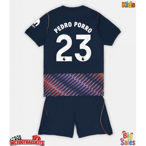 Tottenham Hotspur Pedro Porro #23 Replica Away Stadium Kit for Kids 2026-27 Short Sleeve (+ pants)